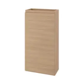 Meuble lave mains à poser effet chêne clair 1 porte l.43,5 x H.79 x P.23,2 cm GoodHome Imandra