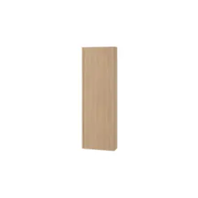 Colonne de salle de bains faible profondeur effet chêne clair l. 40 x H. 120 x P. 15 cm GoodHome Imandra