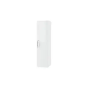 Colonne de salle de bains blanc brillant l. 30 x H. 120 x P. 36 cm GoodHome Imandra