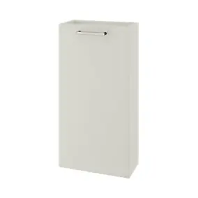 Meuble lave mains à poser gris galet 1 porte l.43,5 x H.79 x P.23,2 cm GoodHome Imandra