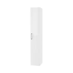 Colonne de salle de bains blanc brillant l. 30 x H. 180 x P. 36 cm GoodHome Imandra
