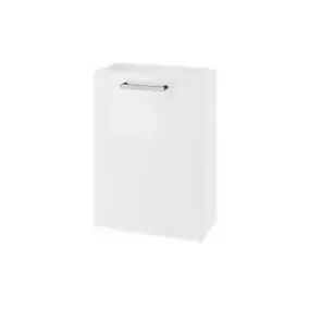 Meuble lave mains à suspendre blanc l.43,5 x H.55 x P.23,2 cm GoodHome Imandra