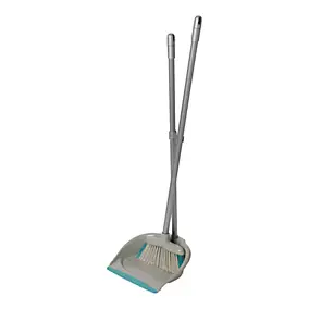 Pelle et balayette avec manche long gris GoodHome