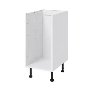 Meuble bas "Florie" blanc mat l.40 x h.72 x p.57 cm 2 casseroliers