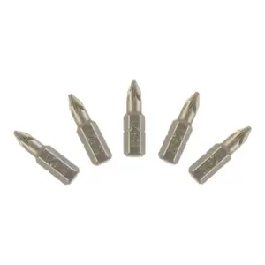 Lot de 5 embouts PZ1 acier S2 hexagonaux 25 mm