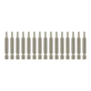 Lot de 15 embouts de vissage TX20 - L. 50 mm