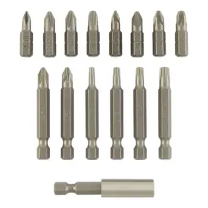 Coffret de 15 embouts de vissage mixtes acier S2 50 mm