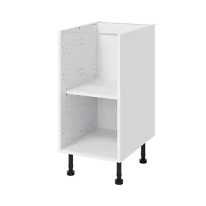 Meuble bas "Adele" gris mat l.40 x h.72 x p.57 cm 2 casseroliers