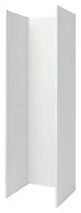 Colonne four "Coline" imitation chêne clair l.60 x h.201 x p.57 cm + 2 portes