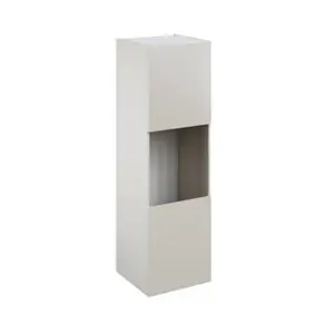 Colonne four "Dorice" beige mat l.60 x h.201 x p.57 cm + 2 portes