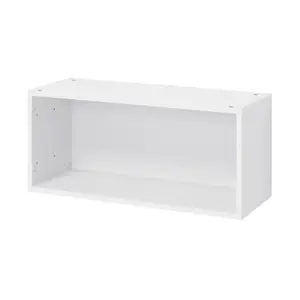 Meuble haut "Dorice" bleu nuit mat l.80 x h.36 x p.32 cm 1 porte relevable