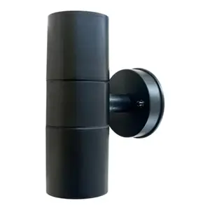 Applique murale extérieure LED noire mate TONGOA GU10 16,1x7,6x11 cm