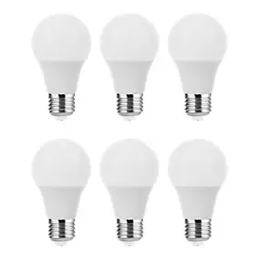 6 ampoules LED E27 A60 dépoli 806 lm blanc chaud 5,9W Jacobsen