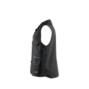 Veste porte-outils sans manches noir avec 7 poches PELTOLA taille L