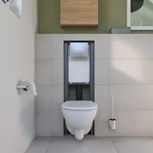 Pack WC suspendu Zagar - Viona - réservoir mécanique 3/6L - cuvette sans rebord