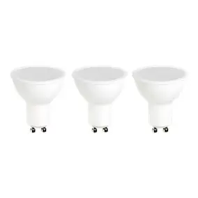 3 ampoules LED GU10 spot connectées RVB blanc variable 450 lm dimmable 4,2W Jacobsen Myko