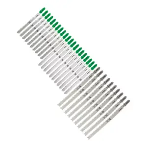 Assortiment de 30 lames de scie sauteuse pour bois métal pvc
