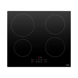 Plaque induction 4 zones et four noir pyrolyse 72 l