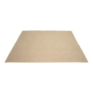 Tapis jute ton naturel rectangulaire 120 x 170 cm tissage serré