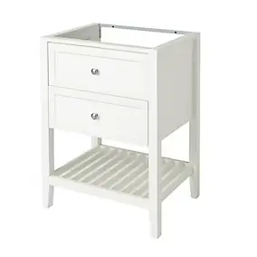 Ensemble meuble sous vasque blanc mat GoodHome Perma + plan vasque en céramique blanc brillant L.60 cm GoodHome Endell
