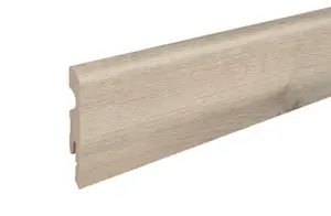 Plinthe intérieur aspect chêne clair 220 x 6,8 cm