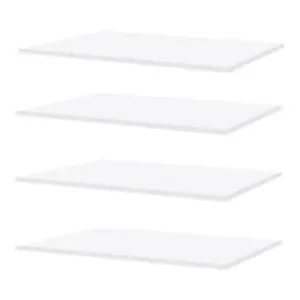 Dressing CICERO blanc avec portes + pack 2 - H. 200 x L. 80 x P. 55 cm