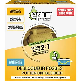 Débloqueur/réactivateur spécial fosses septiques Epur 500g