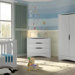 Lit bébé Fusion blanc (60 x 120 cm)