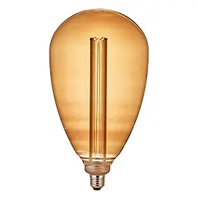 Ampoule LED décorative E27 G172 ⌀17.2cm 470lm doré blanc chaud Nordlux
