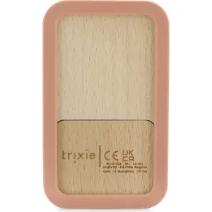 Jouet d'activités téléphone en silicone et bois Mrs. Cat