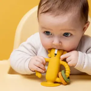 Jouet sensoriel en silicone avec ventouse Mr. Lion