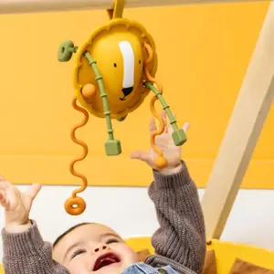 Jouet sensoriel à tirer en silicone Mr. Lion