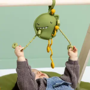 Jouet sensoriel à tirer en silicone Mr. Dino