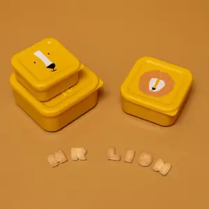 Lot de 3 boîtes à goûter Mr. Lion