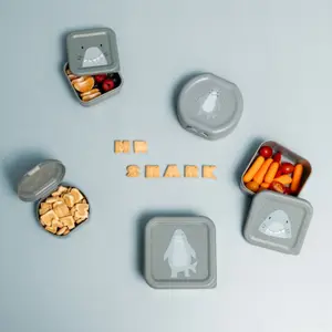 Lot de 3 boîtes à goûter Mr. Shark