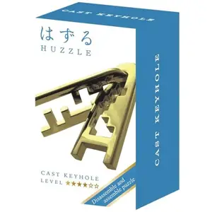 Casse-tête Huzzle mini : Cast Keyhole doré Difficulté 4/6