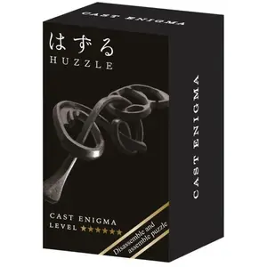 Casse-tête Huzzle mini : Cast Enigma noir Difficulté 6/6