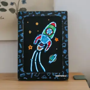 Lot de 3 kits créatifs décoration murale KIDYNEON