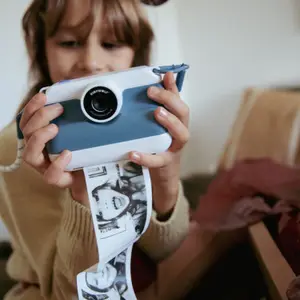 Appareil photo instantané K-PRINT bleu