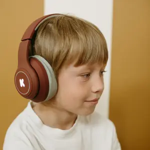Casque audio Bluetooth K-EARS rouge avec mode protection auditive