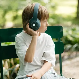 Casque audio Bluetooth K-EARS bleu avec mode protection auditive