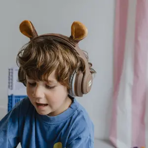 Casque audio Bluetooth enfant KIDYEARS Ours à oreilles aimantées