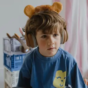 Casque audio Bluetooth enfant KIDYEARS Lion à oreilles aimantées