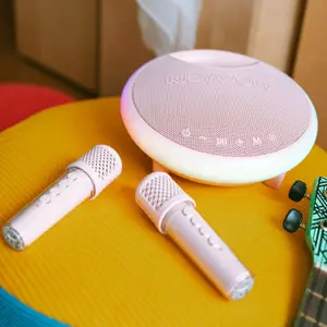 Enceinte karaoké portable KIDYKARAOKE rose