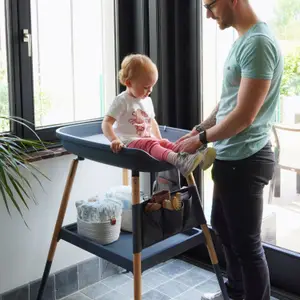 Housse pour matelas de table à langer Balnéo gris