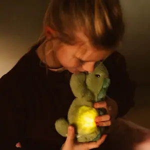 Peluche veilleuse Jéroom le dinosaure Vert