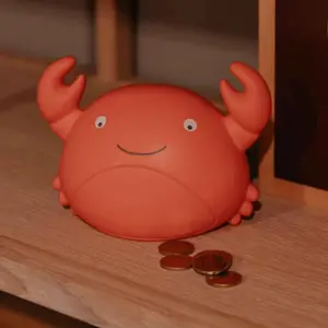 Tirelire Théo le Crabe (16 cm)