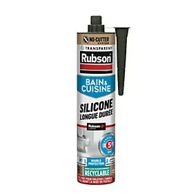 Mastic bain et cuisine Rubson transparent 280ml