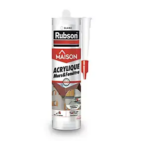 Mastic murs et fenêtres Rubson blanc 280ml
