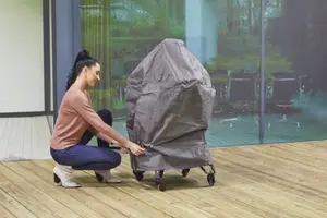 Housse extérieur barbecue rond diamètre 80 cm